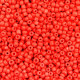 Seed beads 11/0 (2mm) Tangerine tango red